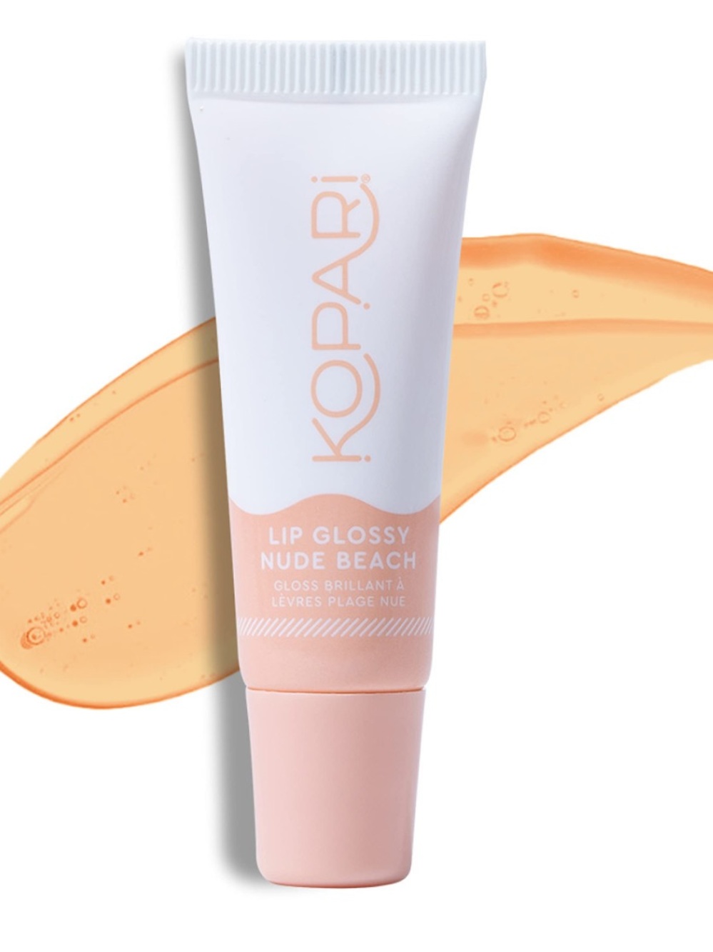 Kopari Nude Beach Lip Glossy - Sheer Peachy Nude New FullSz